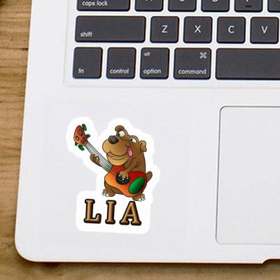 Gitarrenhund Sticker Lia Notebook Image