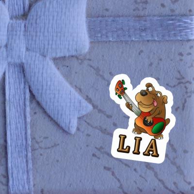 Gitarrenhund Sticker Lia Laptop Image