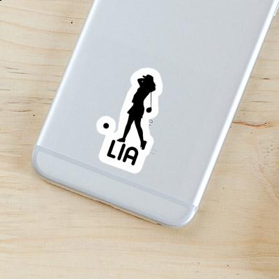 Sticker Golfer Lia Notebook Image