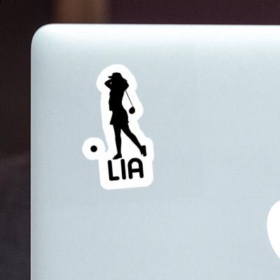 Sticker Golfer Lia Laptop Image