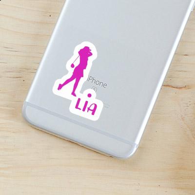 Sticker Lia Golfer Laptop Image