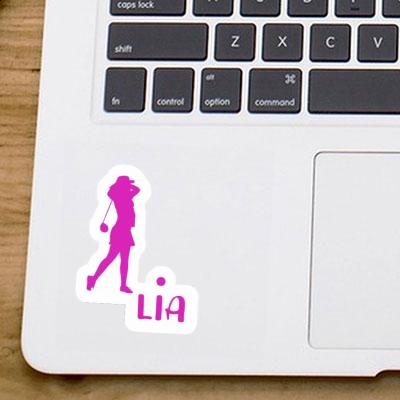 Sticker Lia Golfer Image