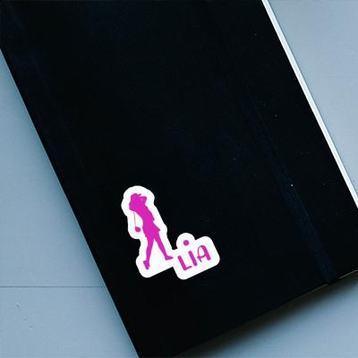 Sticker Lia Golfer Laptop Image