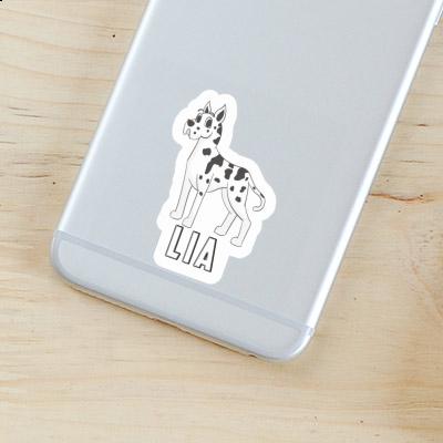 Great Dane Dog Sticker Lia Laptop Image