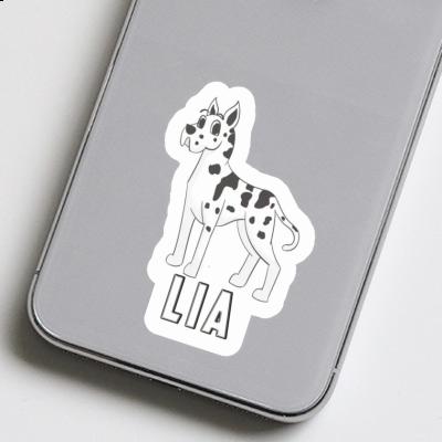 Lia Aufkleber Dogge Laptop Image