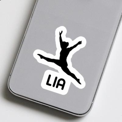 Lia Sticker Gymnastin Notebook Image