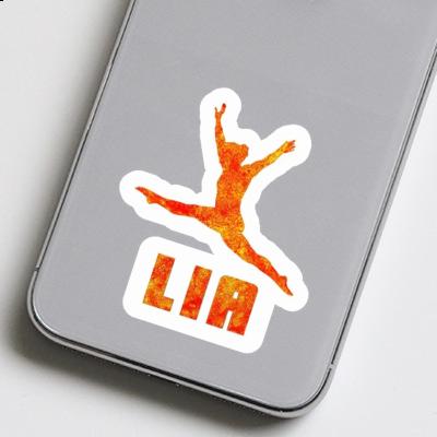 Lia Sticker Gymnastin Laptop Image