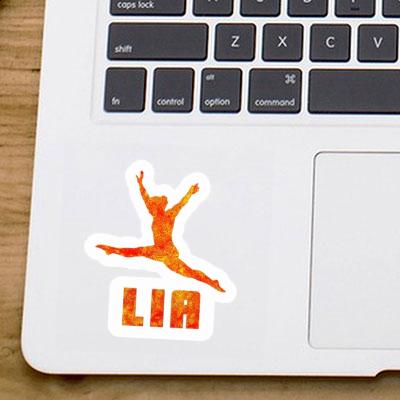 Sticker Gymnast Lia Laptop Image