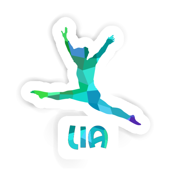 Gymnast Sticker Lia Laptop Image