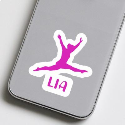 Sticker Lia Gymnast Notebook Image