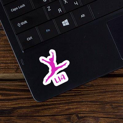 Sticker Lia Gymnast Laptop Image