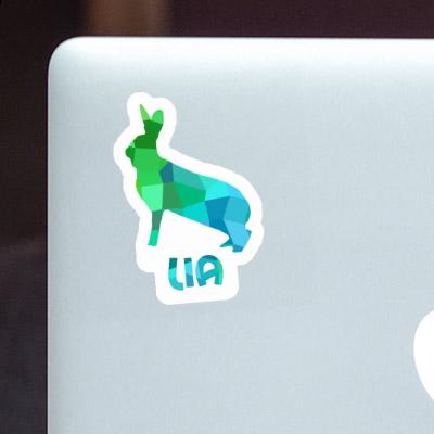 Lia Sticker Rabbit Laptop Image