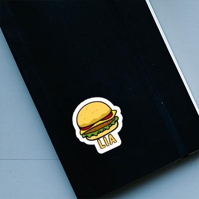 Lia Sticker Cheeseburger Notebook Image