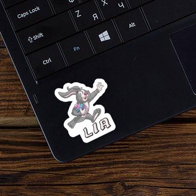 Easter bunny Sticker Lia Laptop Image