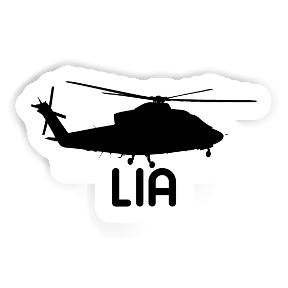 Lia Sticker Helicopter Image