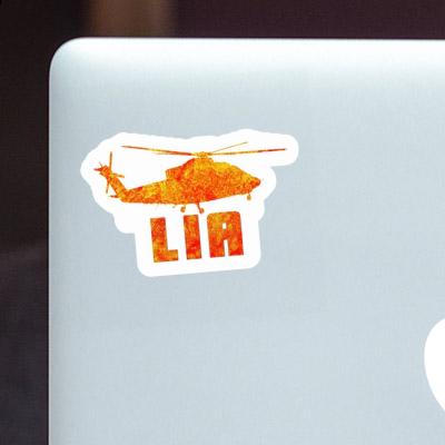 Sticker Lia Helicopter Notebook Image