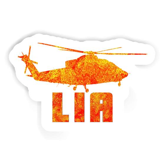 Sticker Lia Helicopter Laptop Image