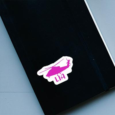 Lia Sticker Helicopter Notebook Image