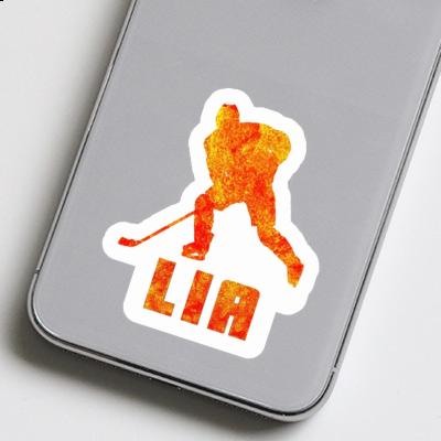 Sticker Eishockeyspieler Lia Gift package Image