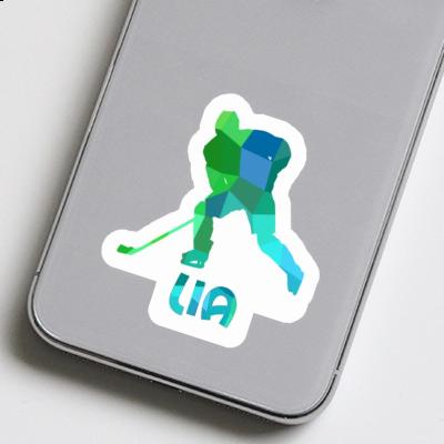 Sticker Eishockeyspieler Lia Gift package Image