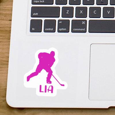 Eishockeyspielerin Sticker Lia Notebook Image