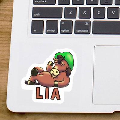 Lying horse Sticker Lia Image