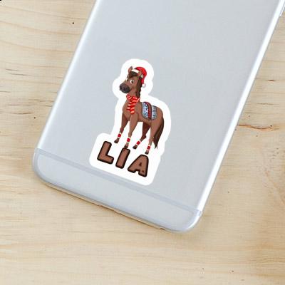 Christmas Horse Sticker Lia Image