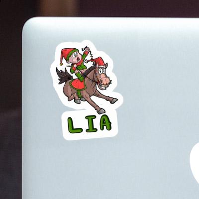 Sticker Christmas Horse Lia Notebook Image