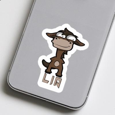 Lia Sticker Standing Horse Image