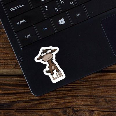 Lia Sticker Standing Horse Laptop Image