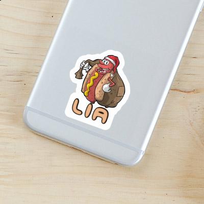 Christmas Hot Dog Sticker Lia Gift package Image