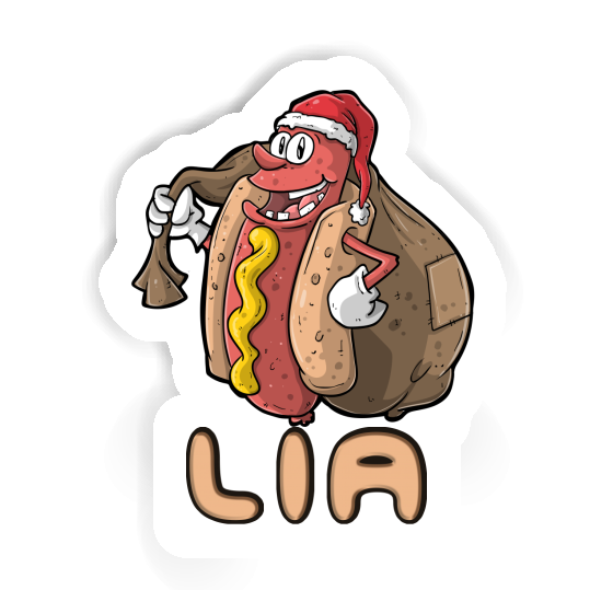 Autocollant Hot-dog de Noël Lia Gift package Image