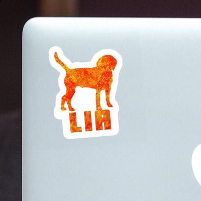 Sticker Lia Dog Laptop Image