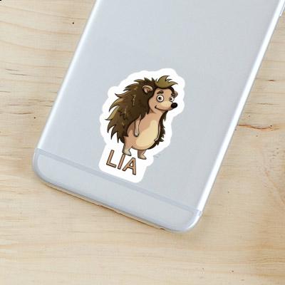 Standing Hedgehog Sticker Lia Notebook Image