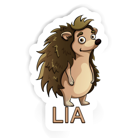 Standing Hedgehog Sticker Lia Gift package Image