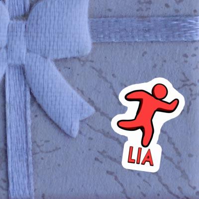 Runner Sticker Lia Laptop Image