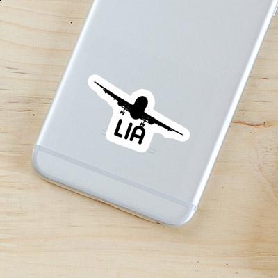 Lia Sticker Airplane Notebook Image