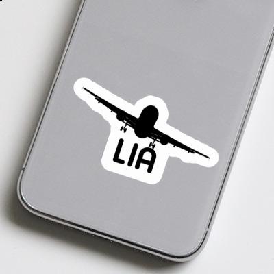 Lia Sticker Flugzeug Image