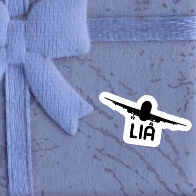 Lia Sticker Airplane Image