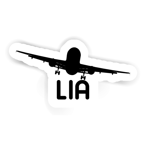 Lia Sticker Flugzeug Laptop Image