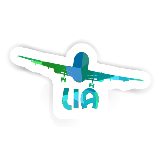 Airplane Sticker Lia Notebook Image