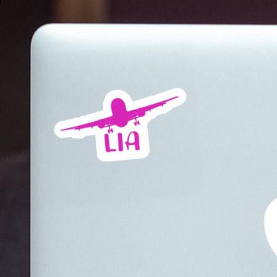 Airplane Sticker Lia Laptop Image