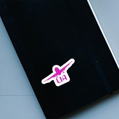 Airplane Sticker Lia Notebook Image