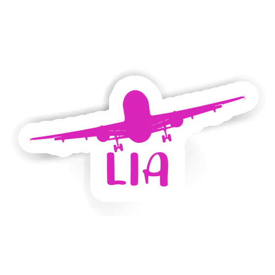 Airplane Sticker Lia Laptop Image