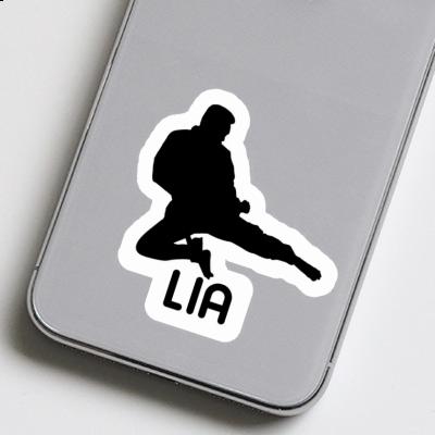 Sticker Karateka Lia Notebook Image