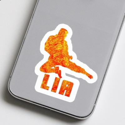 Sticker Lia Karateka Notebook Image