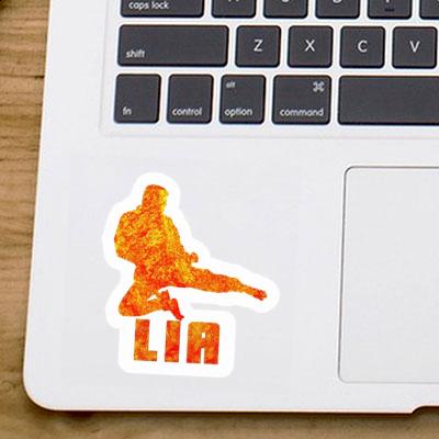 Sticker Lia Karateka Notebook Image