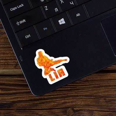 Sticker Lia Karateka Laptop Image