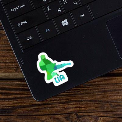 Lia Sticker Karateka Laptop Image