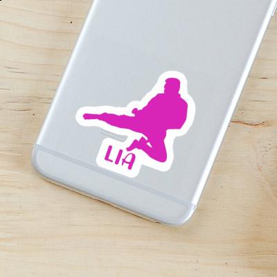 Lia Sticker Karateka Laptop Image